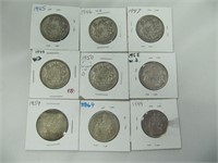 1945-1999 50 CENT CND COINS