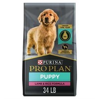 Purina Pro Plan Puppy Lamb & Rice  34lb Bag
