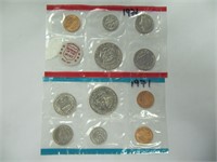 USA 1971 UNCIRCULATED MINT COINS