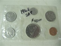 1968 SET CND COINS (MINT)