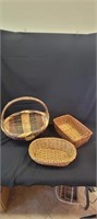 3 Baskets Woven