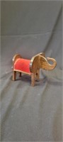 VTG Wooden Elephant Pin Cushion