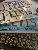 NEW 4pk Elvis License Plates
