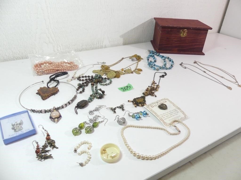 Jewelry Box with Contents