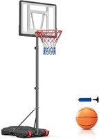 5-7ft Basketball Hoop w/Net
