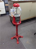 Carousel Floor Standing Gumball Machine w/Key