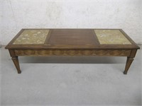 COFFEE TABLE WITH MARBLE INSERTS (MCM)