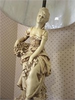 Antique  plaster Les Cerise’s sculpture figural