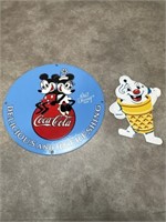 Fosters Freeze and Mickey and Minnie Mouse