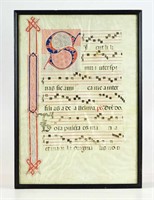 Early Musical Manuscript