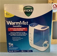 NEW Vicks Warm Mist humidifier