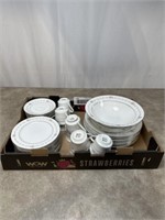 Wyndham Fine China dishware, including plates