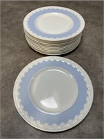 Wedgwood Corinthian 10 inch dinner plates, 12