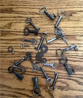 Group of vintage keys
