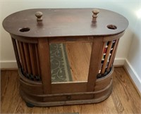 Vintage spool cabinet