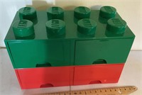 LEGO plastic storage drawers