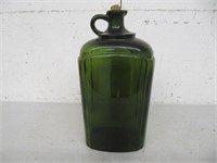 BRIGHT'S GREEN GLASS BOTTLE