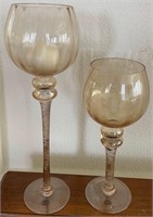 F - PAIR OF VOTIVE HOLDERS (B44)