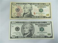 USD $1O BILLS