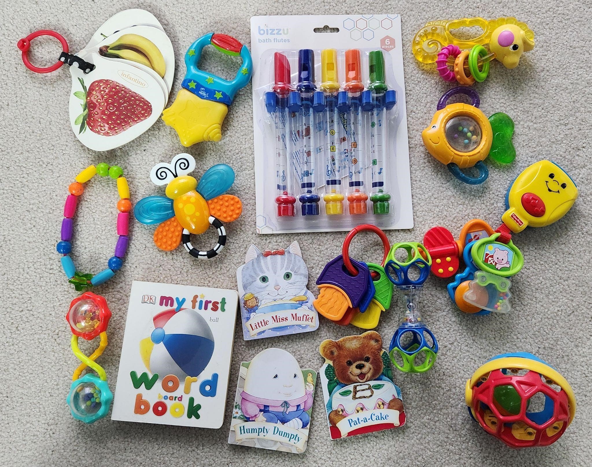 Baby Rattle Toddler Toy Lot