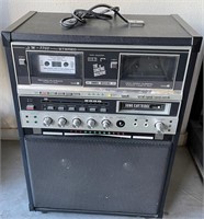 F - DOUBLE CASSETTE AND 8 TRACK PLAYER STEREO