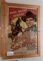 Trail to San Antonio Framed Authentic Movie