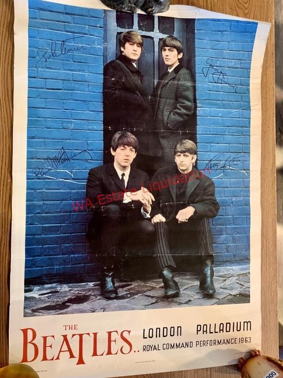 Beatles Poster (back room)