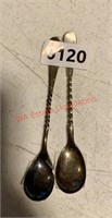 Silver Plate Mini Spoons (back room)