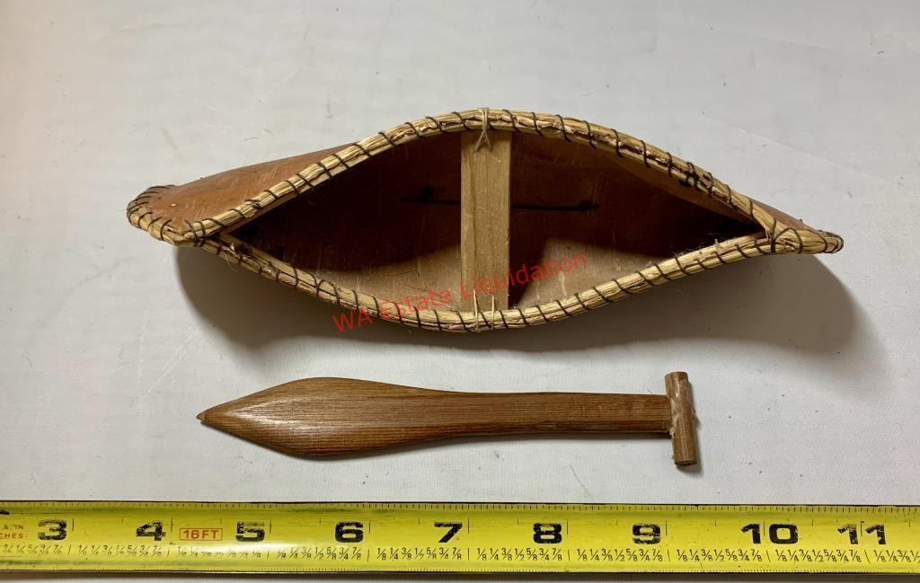 Small Handicraft Canoe (back room)
