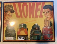 Lionel Train Tin Sign (back room)