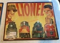 Lionel Train Tin Sign (back room)
