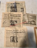 1940’s Military Newspapers (back room)