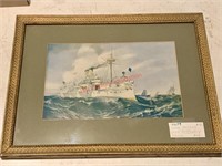 Atwood Print - Maine Battleship (back room)