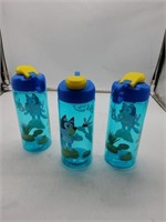 3 bluey bottles