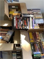 LARGE LOT OF MISC VHS MOVIES