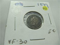 1889 CDN 5 CENT COIN