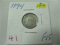 1894 CDN 5 CENT COIN