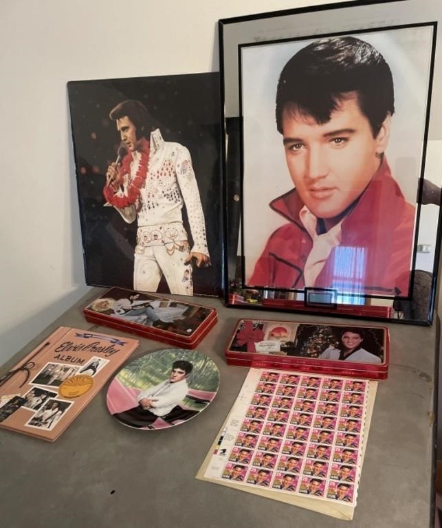ELVIS PRESLEY PLATE PICTURES AND OTHER