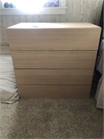3 drawer Light Wood dresser (bedroom 1)
H
