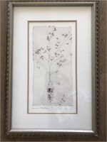 Framed Leaves and Branches part 1 19”x13”