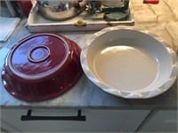 2 9” Stoneware Pie Pans