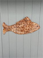 Outdoor Wall Art Outside
2 Large Metal Fish  and