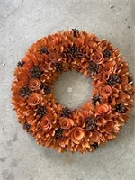 Fall Wreath Garage
