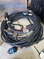 Four 12 guage extension cords