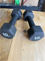 Try Grit 10 lb Hand Weights Set Garage