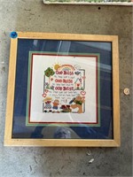 Needle Point Picture Garage