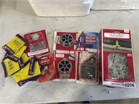 Christmas prep hooks, batteries and tie wire