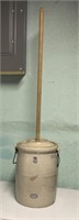 REDWING NO 3 BUTTER CHURN W/LID AND PLUNGER