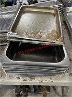 Lot of commercial chaffing dishes