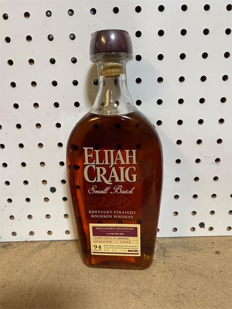 Elijah Craig Small Batch Single Barrel A1 pick